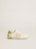 Super-Star Junior with lilac leather star and glitter heel tab