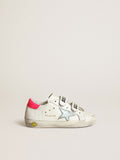 Junior Old School with aquamarine laminated leather star