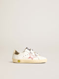 Junior Old School with metallic peach leather star