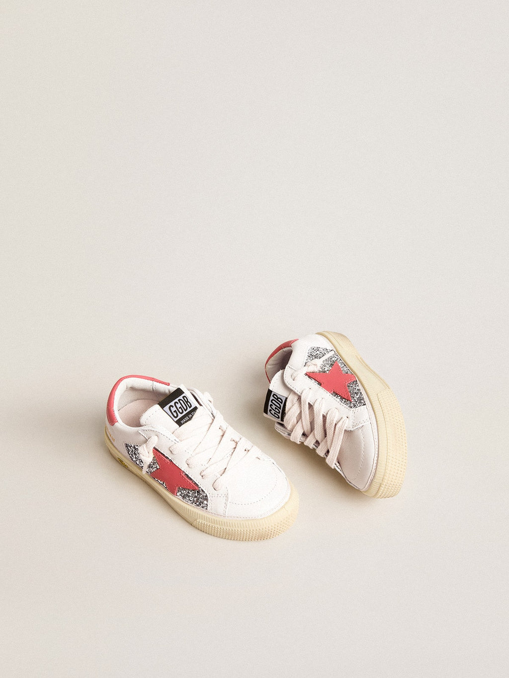 Junior May with red leather star and heel tab