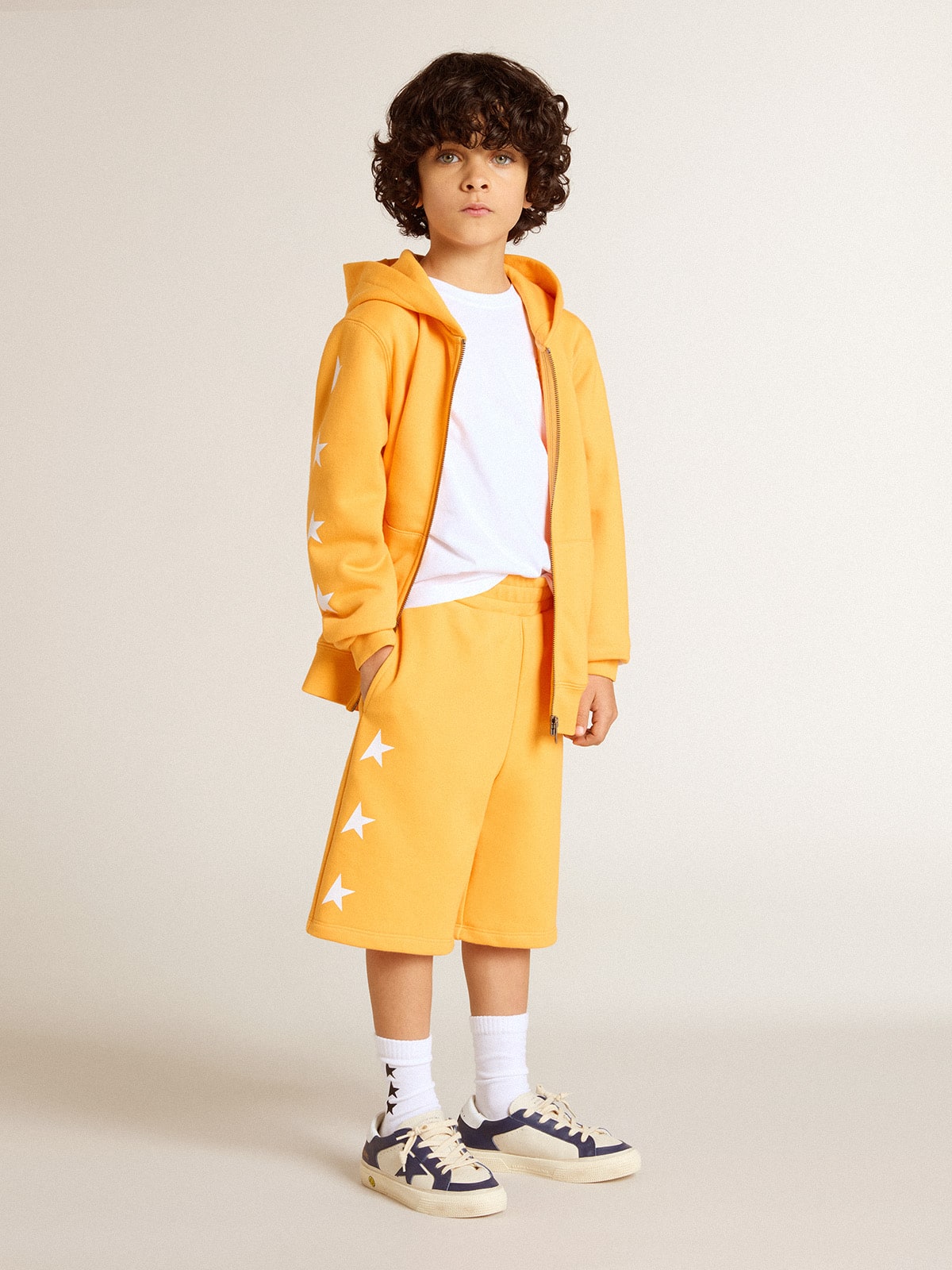 Boys' mustard yellow shorts