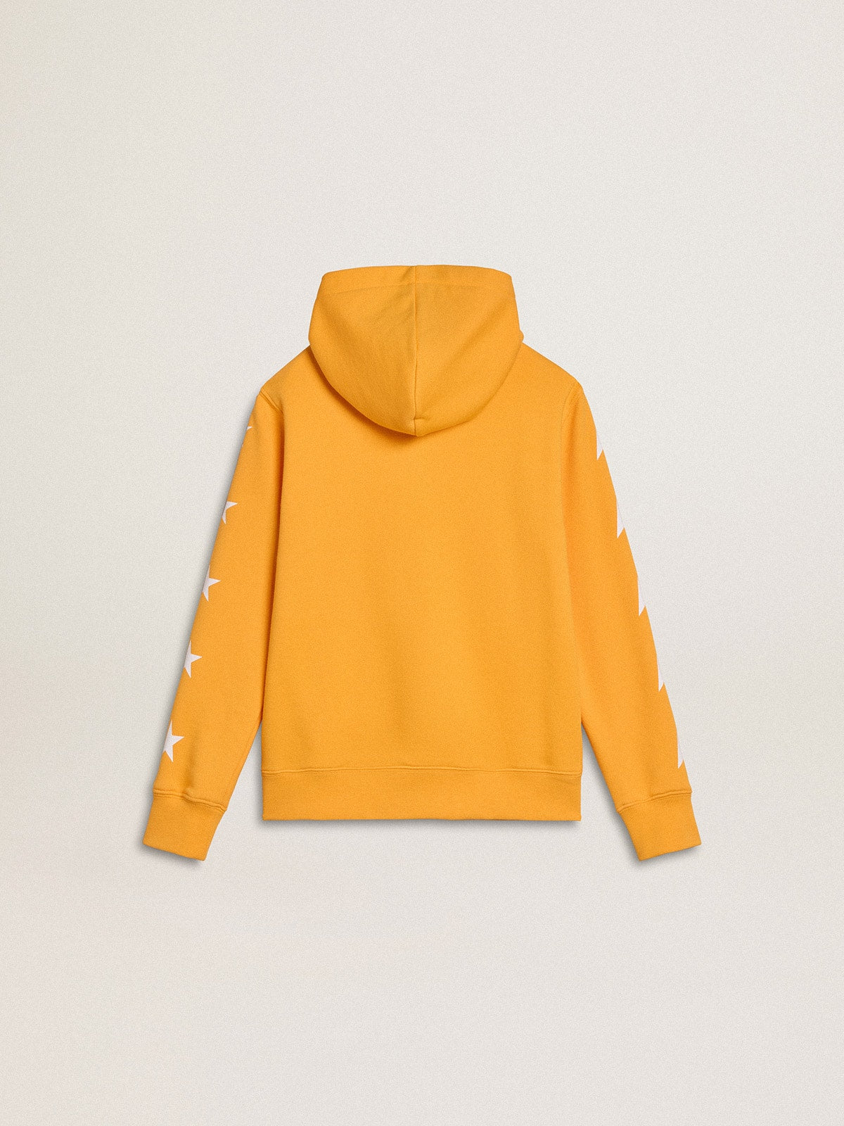 Boys’ orange sweatshirt with zip fastening