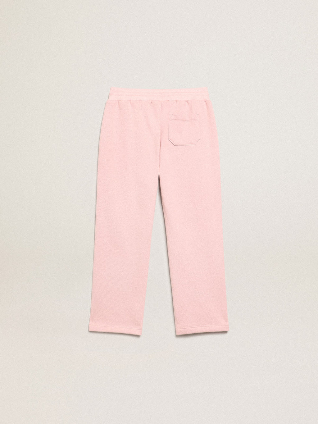 Pink joggers with glitter star on the front