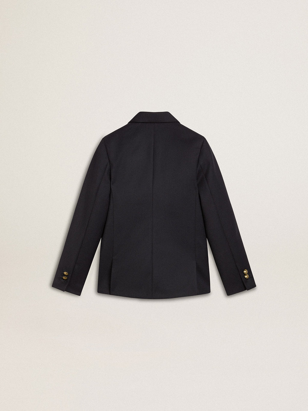 Boys' dark blue double-breasted blazer