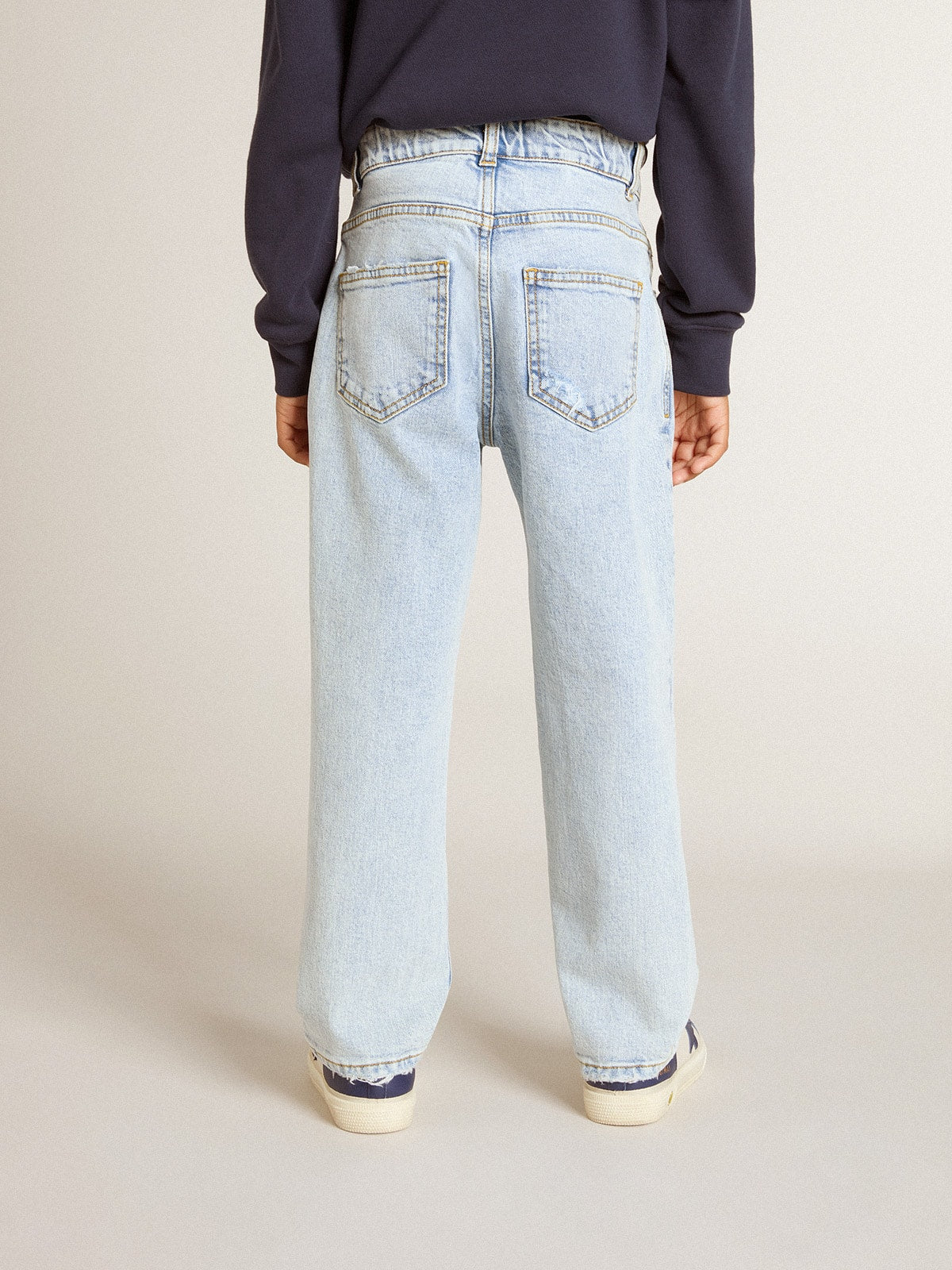 Boys' light denim jeans
