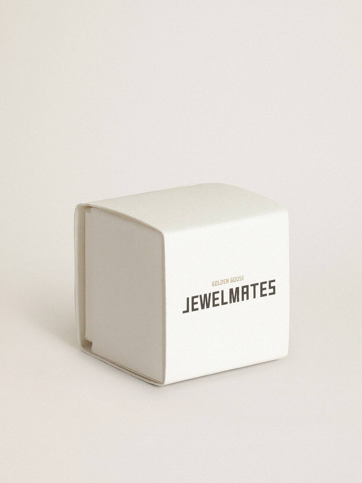 Men's ring in antique silver color