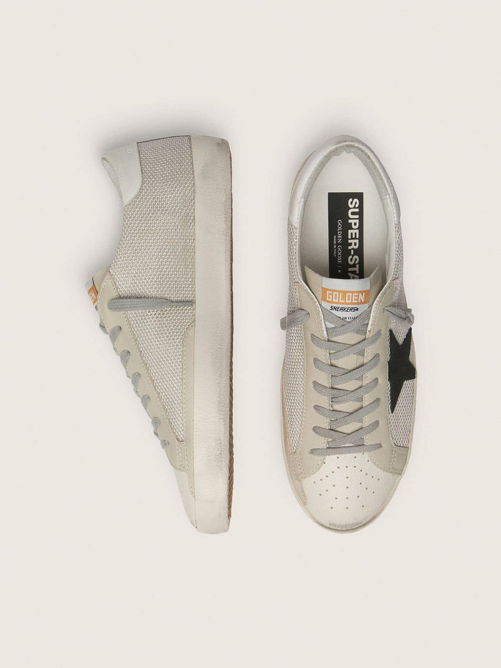 Men's Super-Star in leather