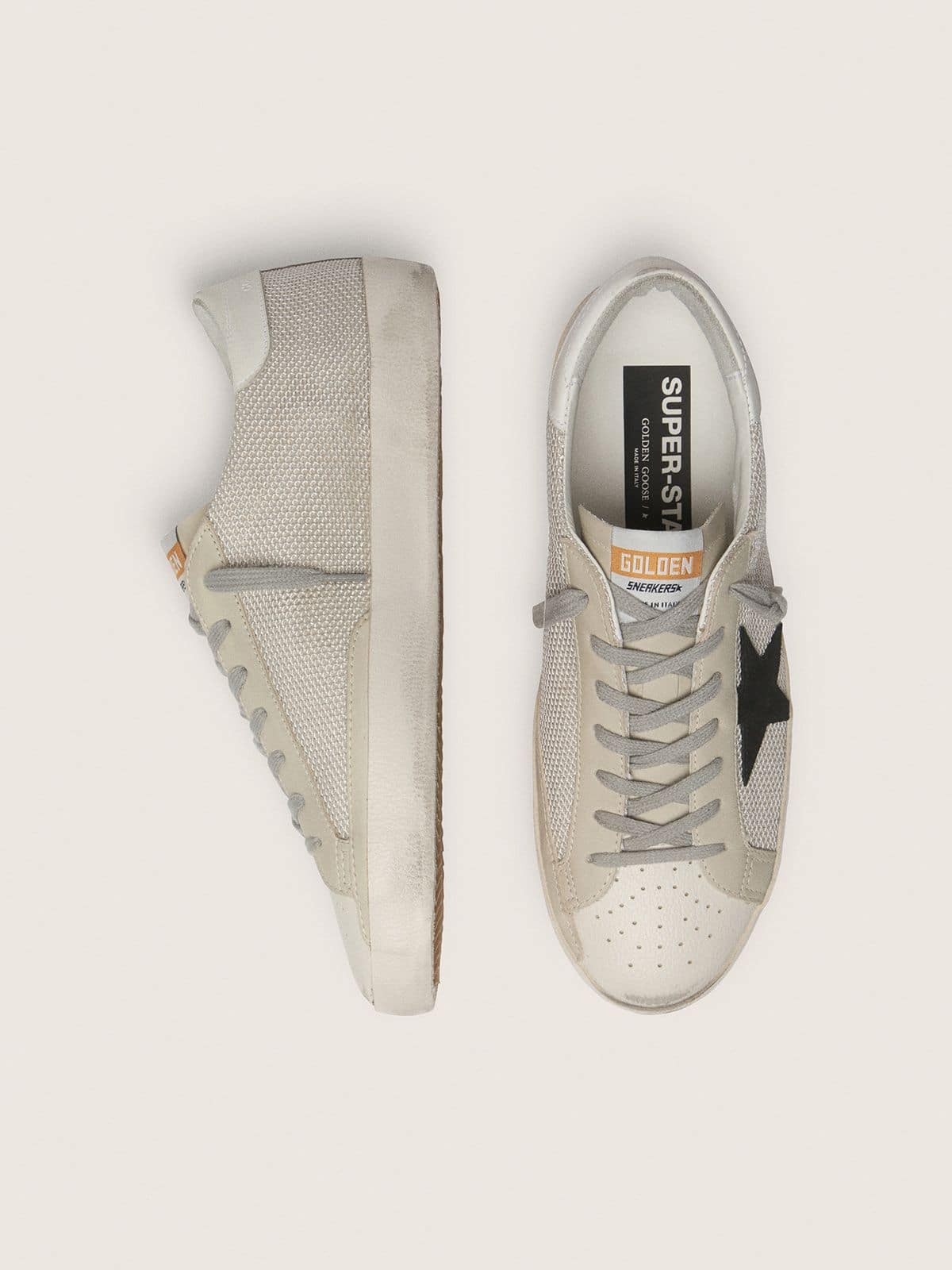 Men's Super-Star in leather