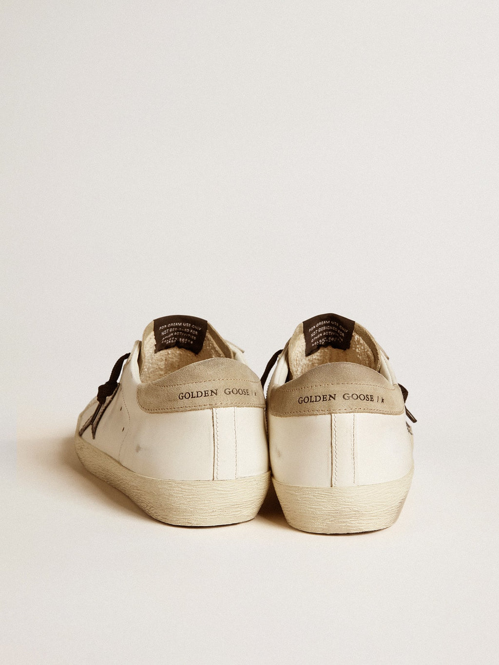 Men's Super-Star LTD with black croc-print leather star and suede inserts