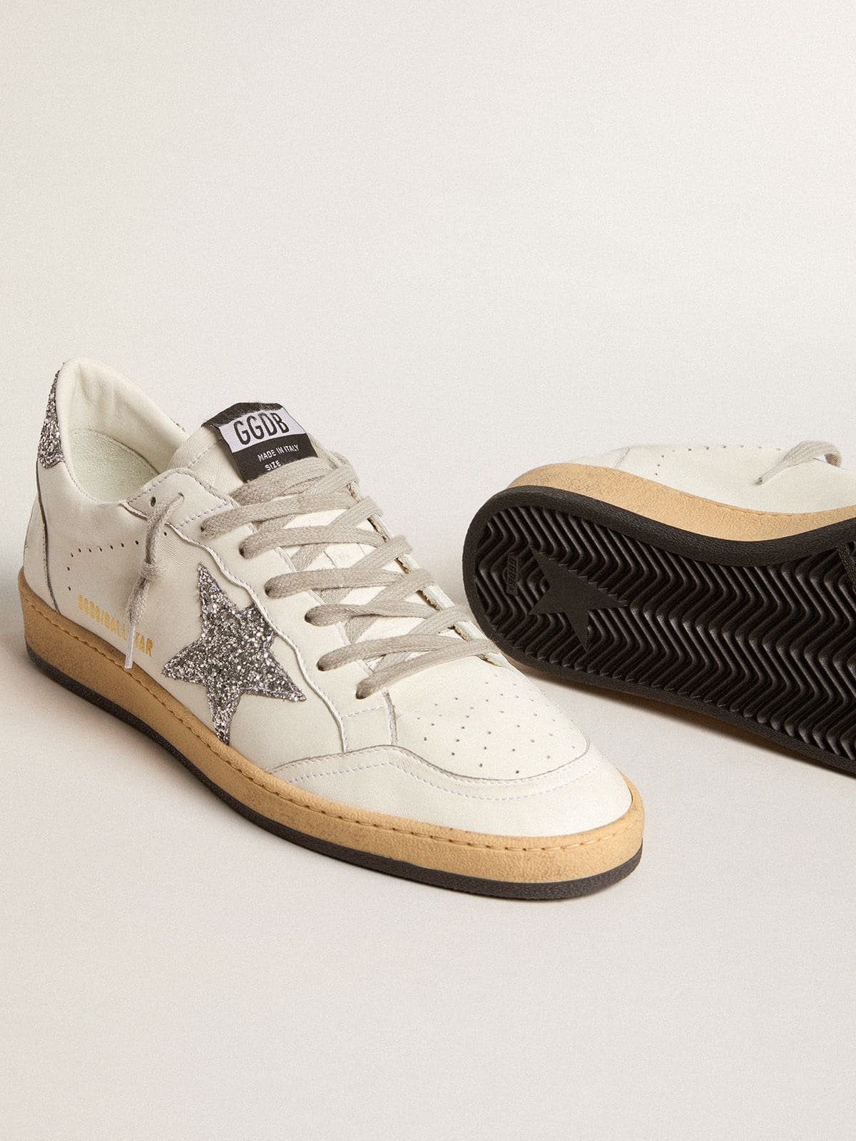 Men’s Ball Star Wishes in nappa leather with glitter star and heel tab