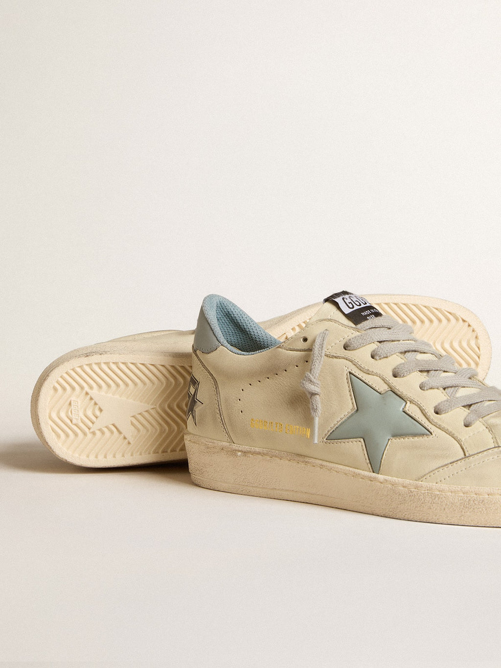 Men's Ball Star LTD with light blue plastic star and leather heel tab