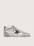 Men's Mid Star white with black star
