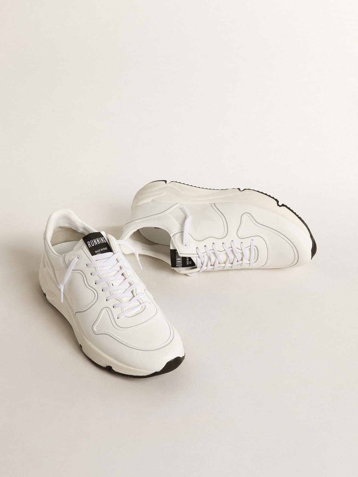 Men’s bio-based Running Sole with white star and heel tab