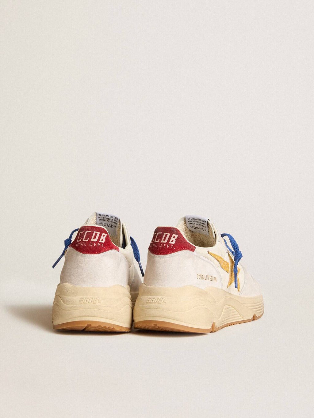 Running Sole LTD in nappa with leather star and suede heel tab