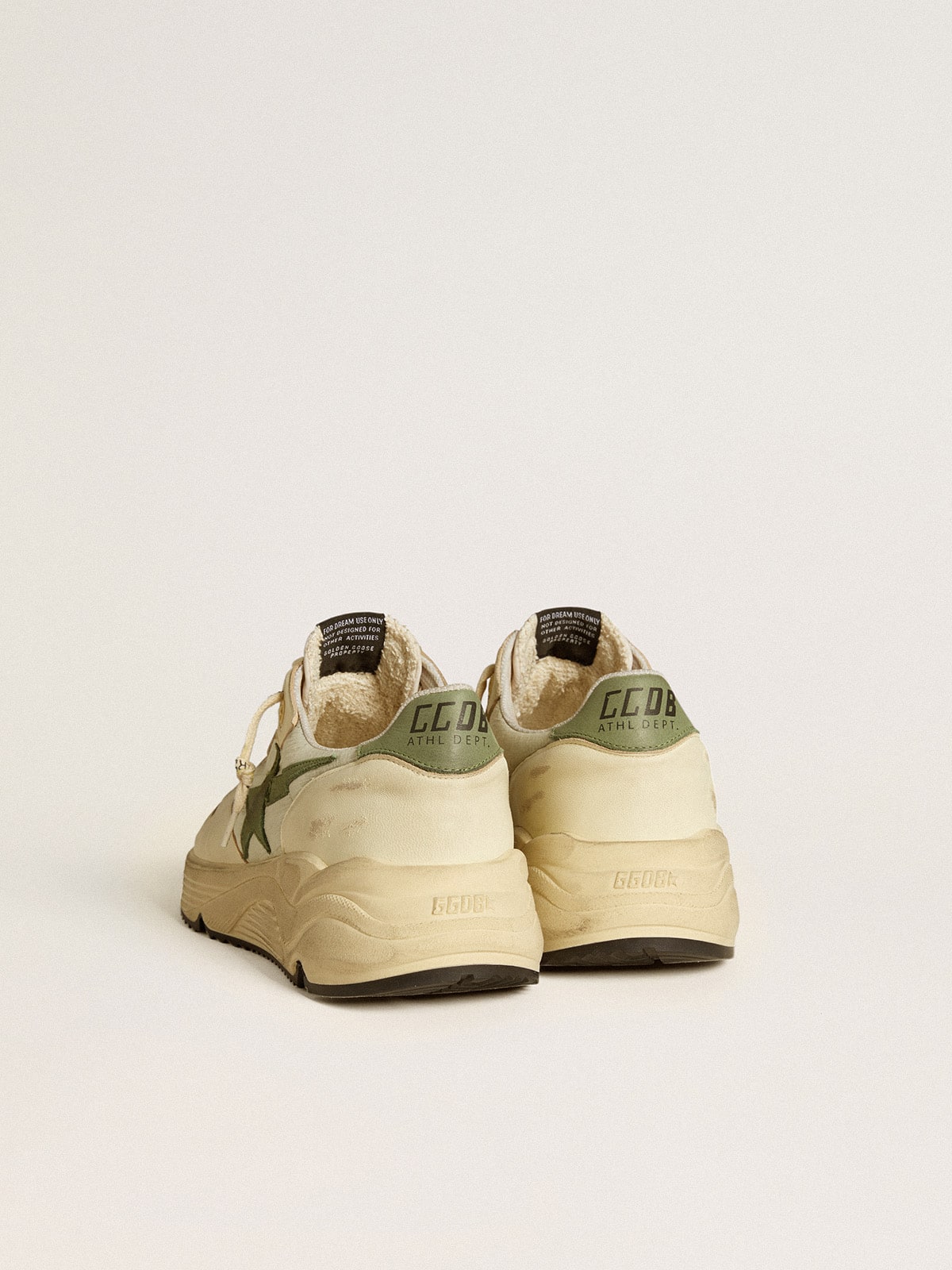 Men’s Running Sole LTD in nylon and nappa with nubuck star and heel tab