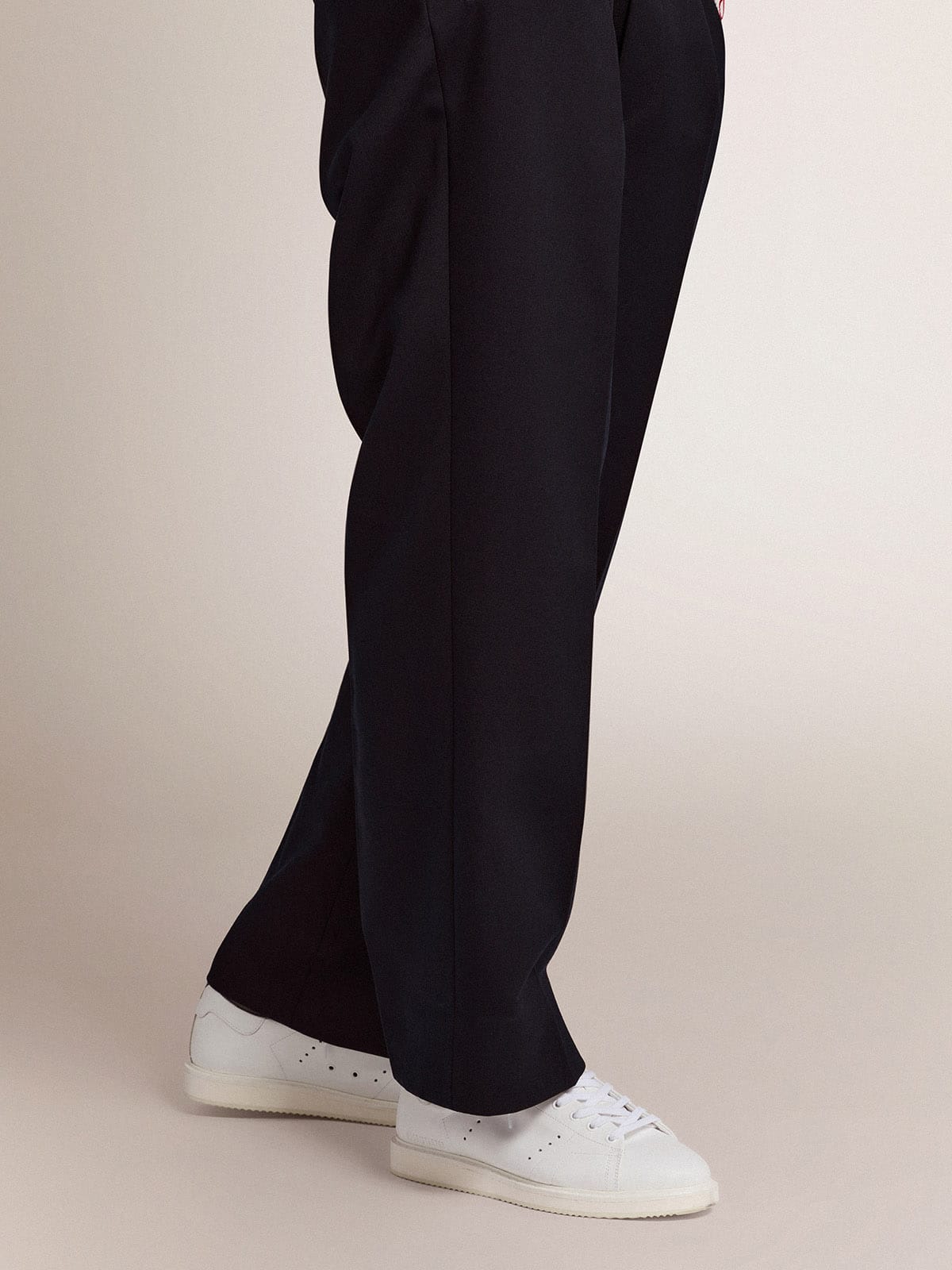 Men's Starter in leather with star on the heel tab