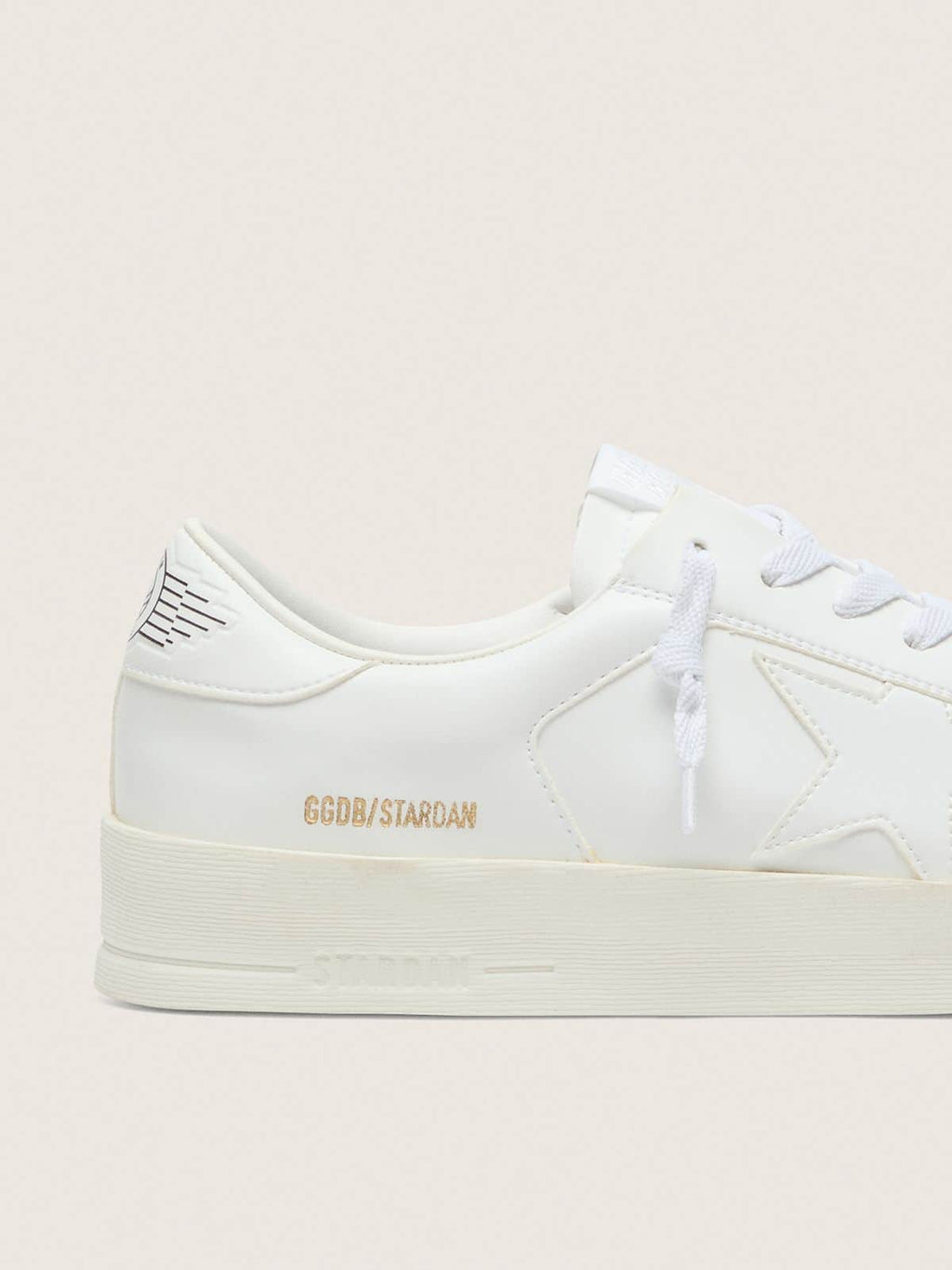 Men's Stardan in white leather
