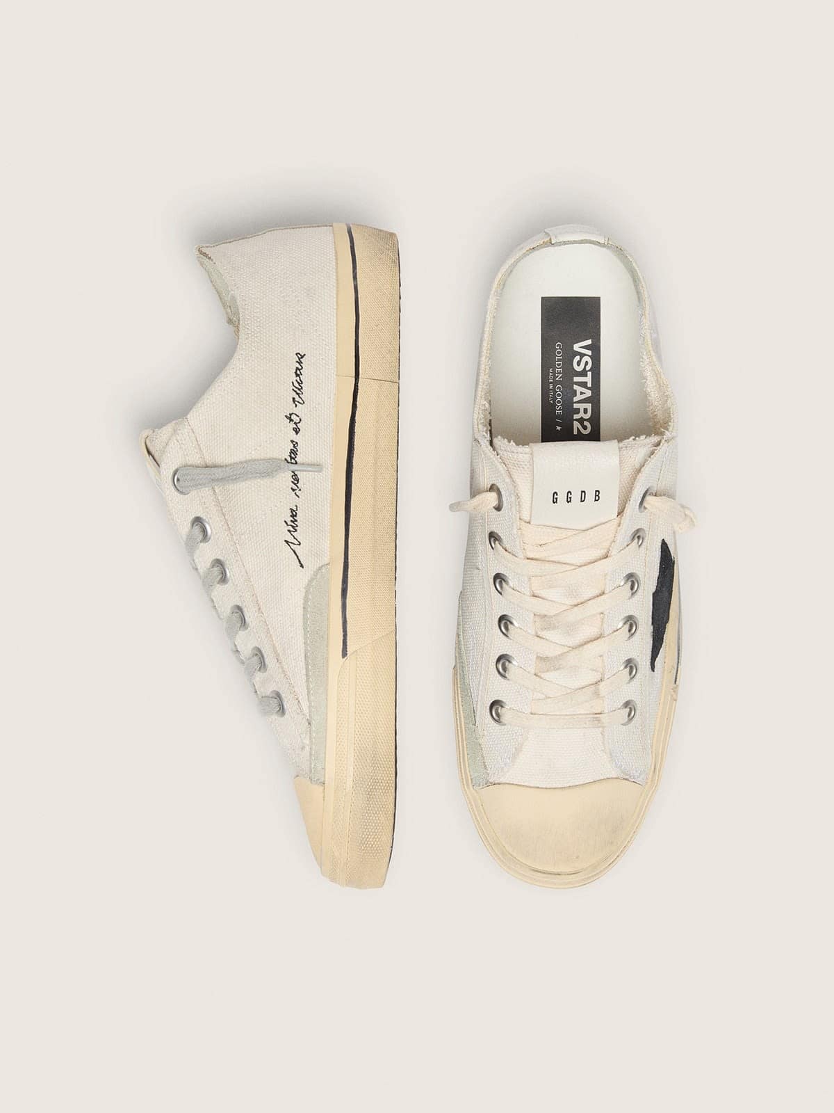 Men's V-Star LTD with black suede star and embroidered lettering