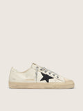 V-Star in nappa leather with black nubuck leather star