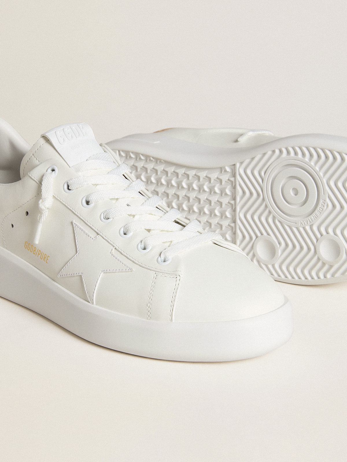 Men's Purestar with leather star and croc-print leather heel tab