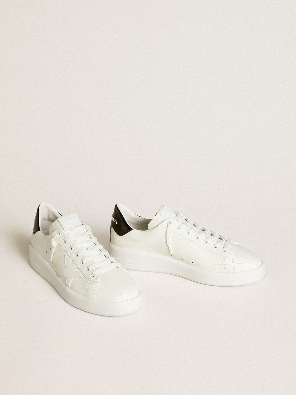 Men’s Purestar with leather star and black patent leather heel tab