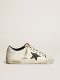 Men's Super-Star LTD in beige canvas with black star