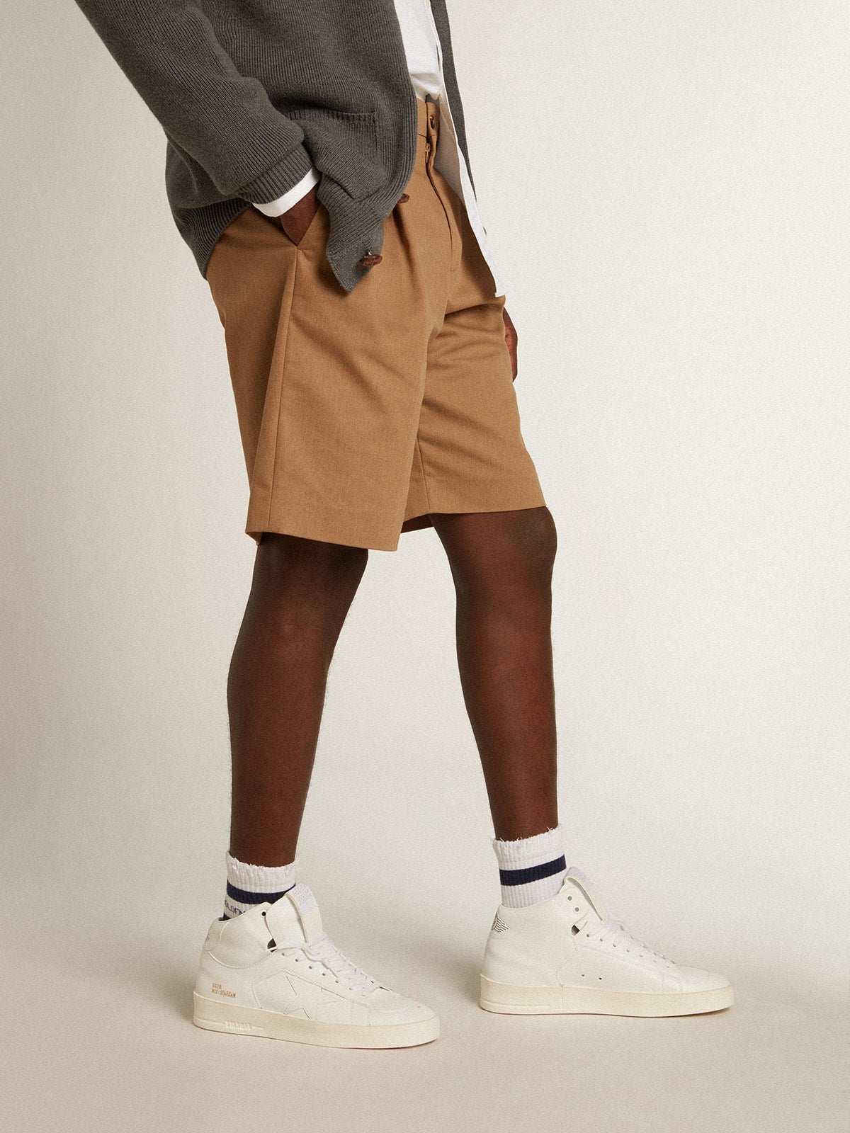 Men’s bio-based Mid-Stardan with white star and heel tab