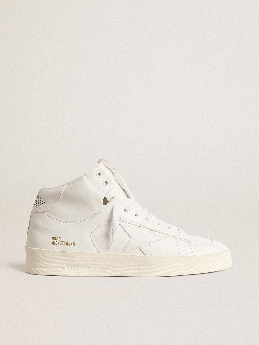 Men’s bio-based Mid-Stardan with white star and heel tab