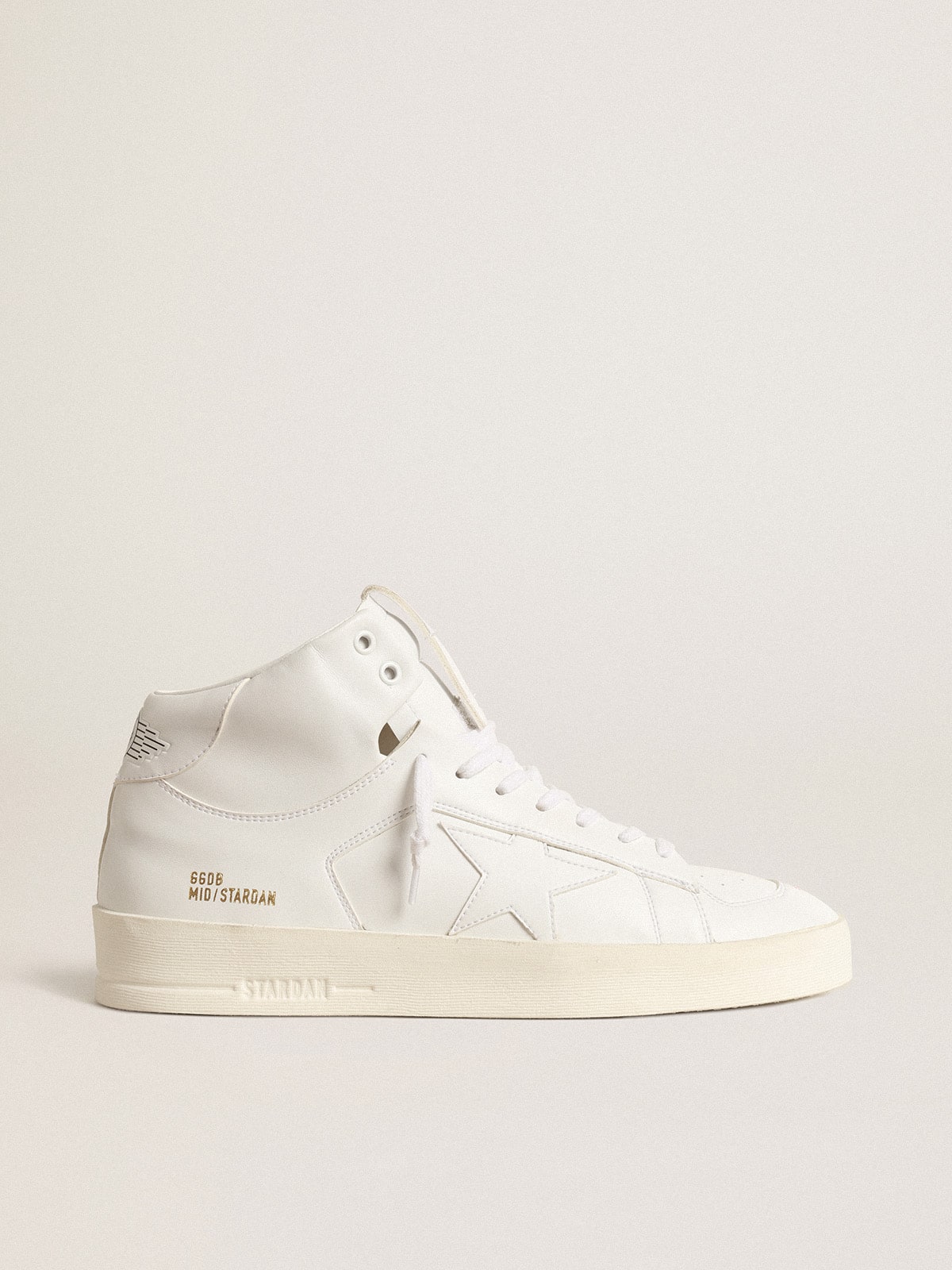 Men’s bio-based Mid-Stardan with white star and heel tab