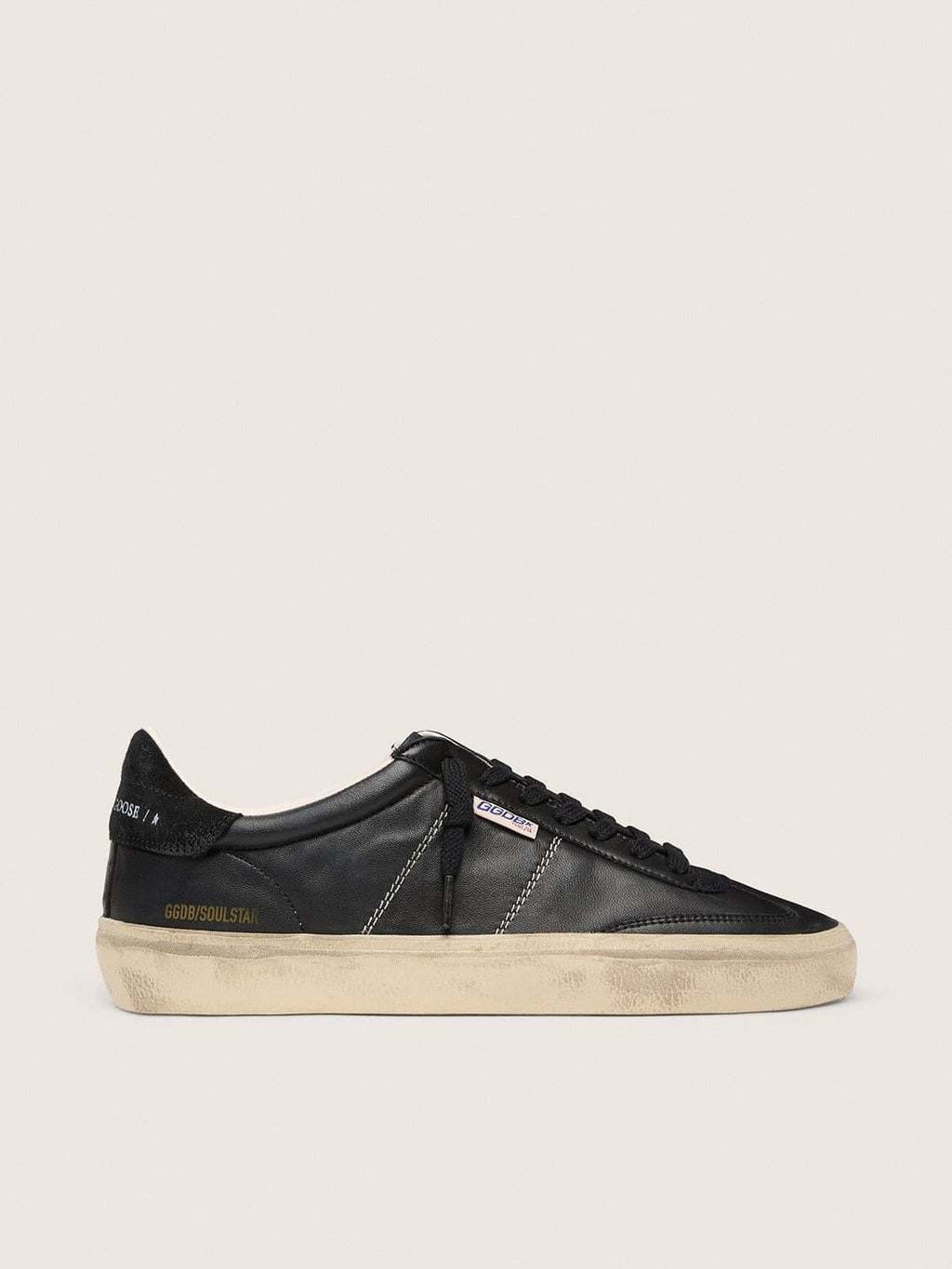 Men’s Soul Star in black bio-based nappa
