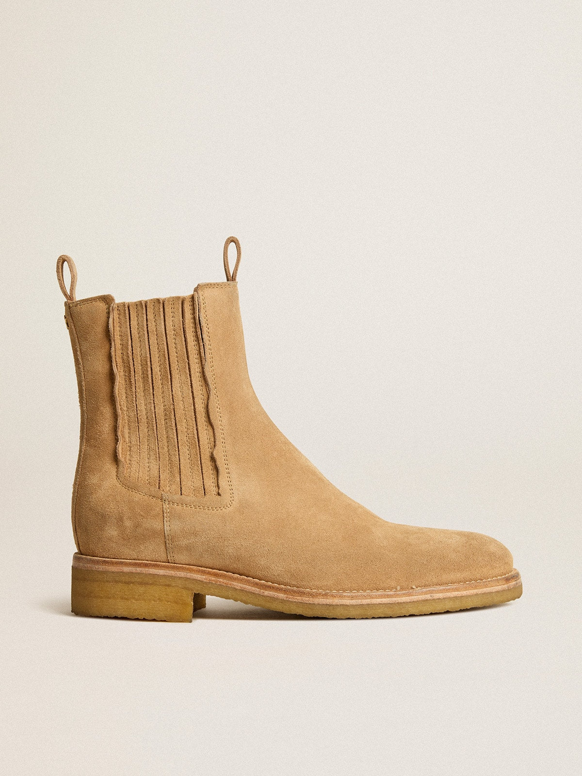 Chelsea boots in suede tobacco