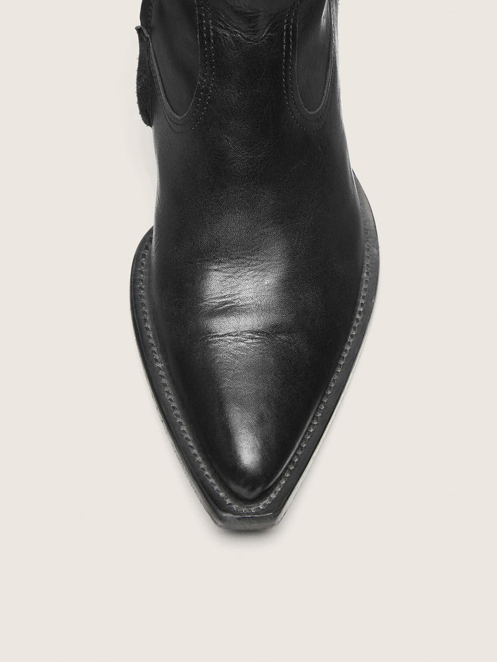 Men’s low Debbie boots in black leather
