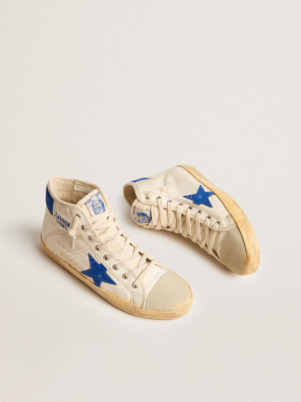 Men’s Francy Penstar LAB in nappa with blue star and nylon heel tab