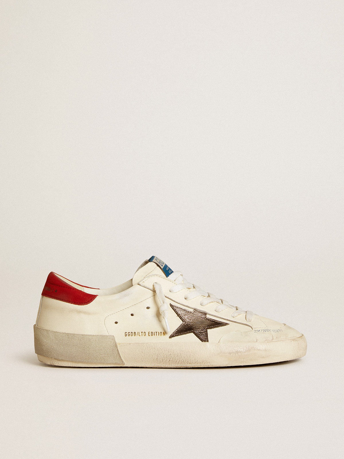 Men's Super-Star LTD in nappa with metallic star and nubuck heel tab