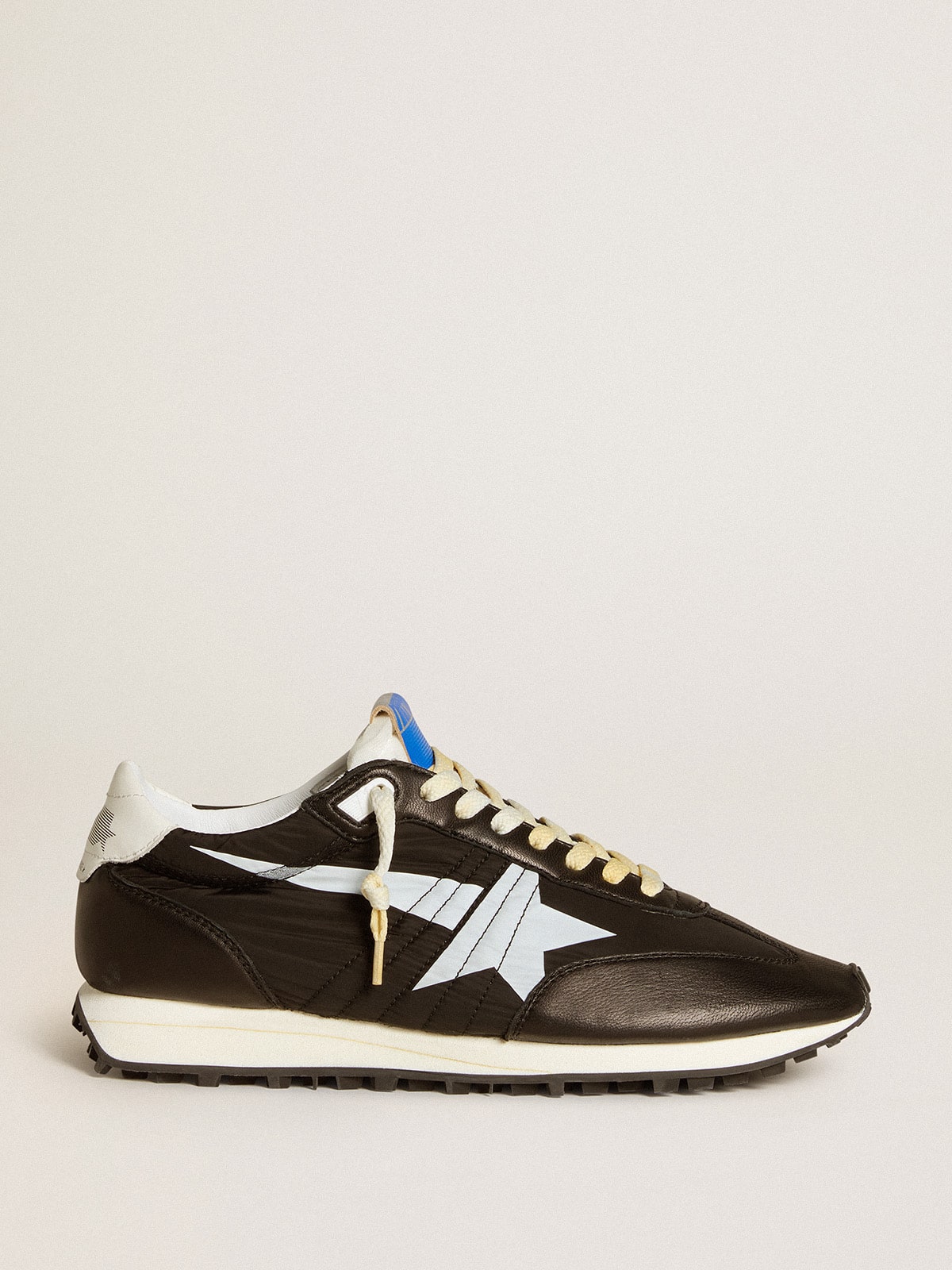 Men’s Marathon with black nylon upper and white star