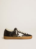 Men's Super-Star in matelassé nappa with leather star and shearling lining
