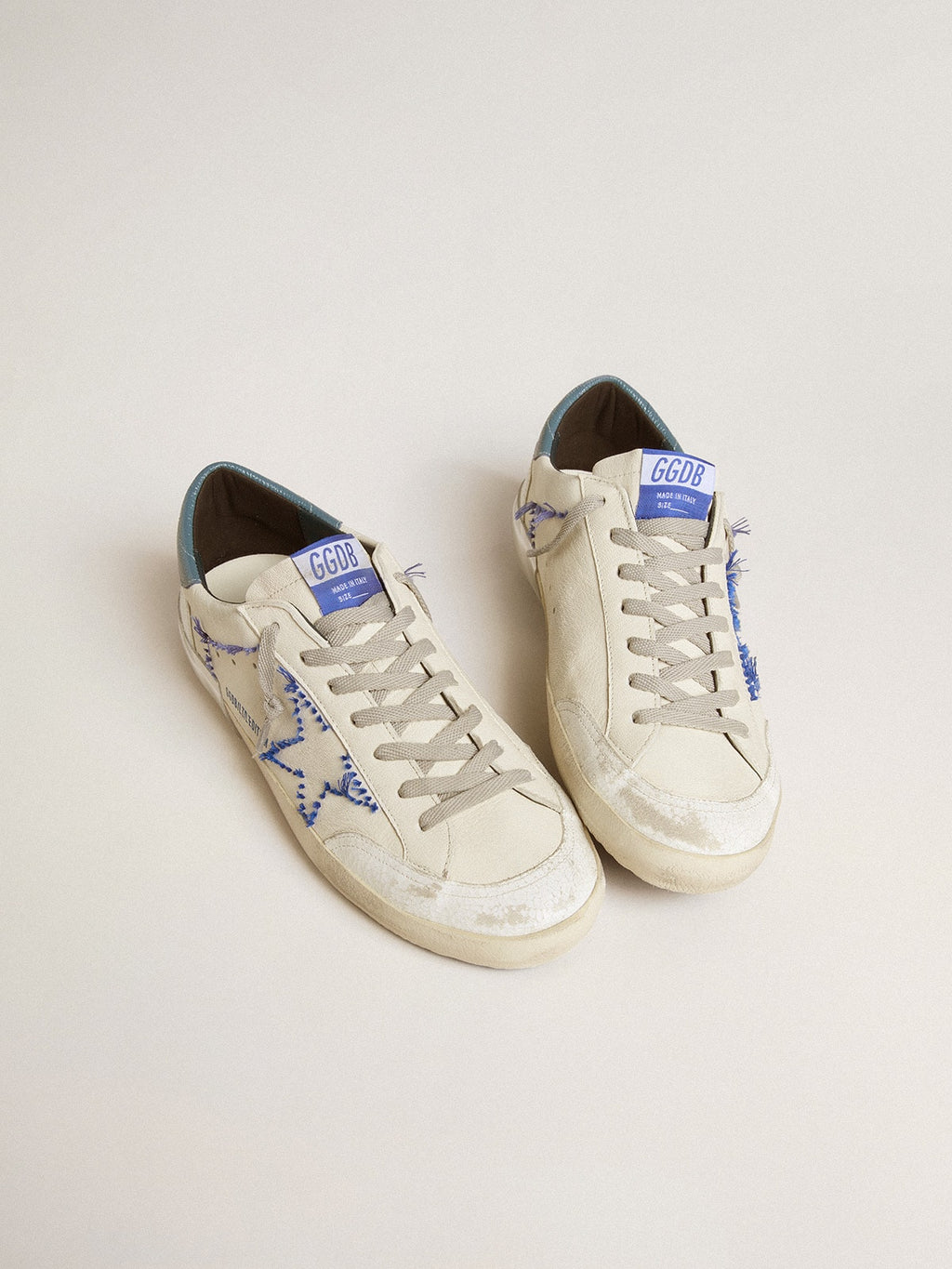 Men’s Super-Star LTD in nappa with embroidered star and leather heel tab