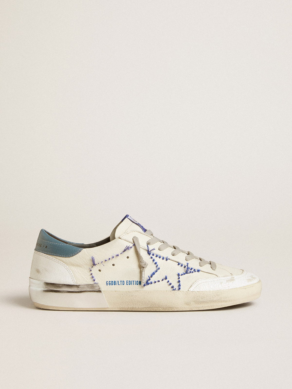 Men’s Super-Star LTD in nappa with embroidered star and leather heel tab