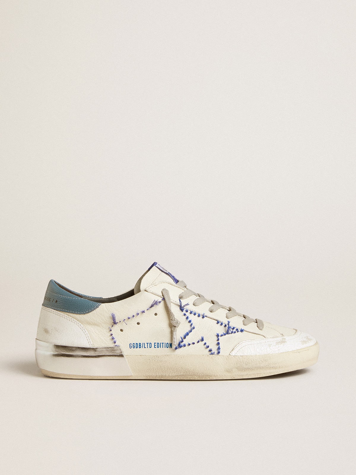 Men’s Super-Star LTD in nappa with embroidered star and leather heel tab