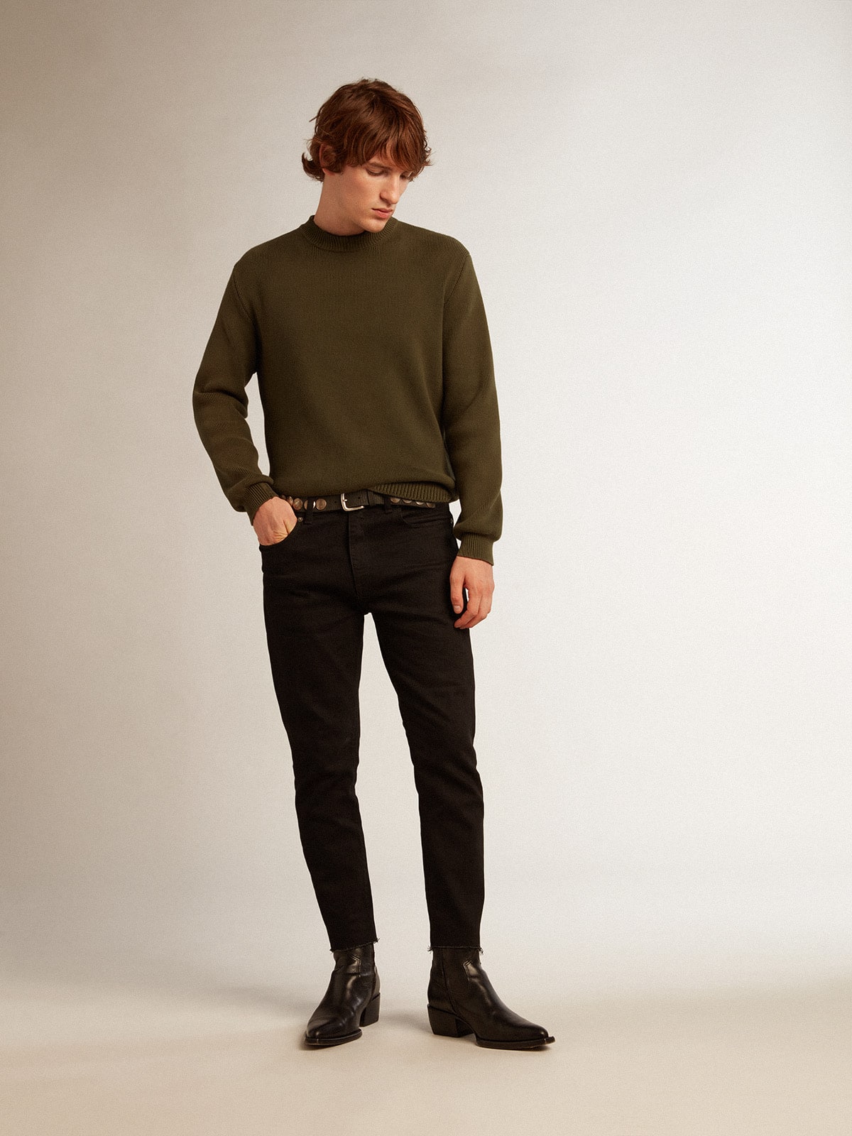 Men's black skinny jeans