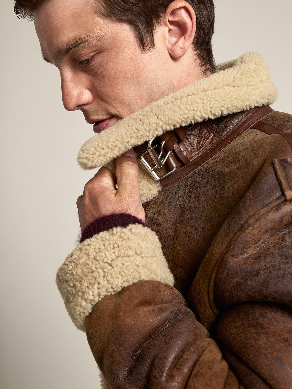 Journey Collection Arvel shearling jacket