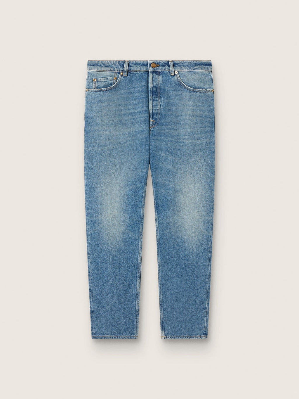 Men's slim fit jeans with medium wash