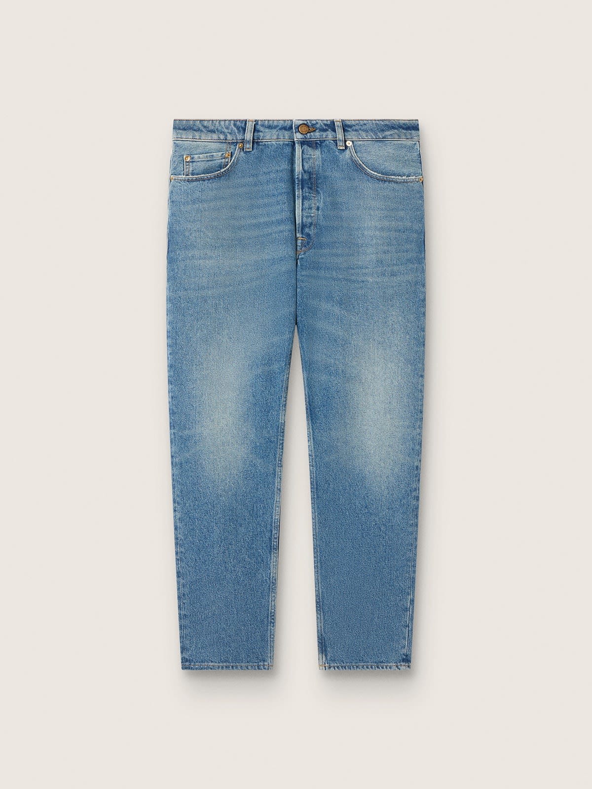 Men's slim fit jeans with medium wash