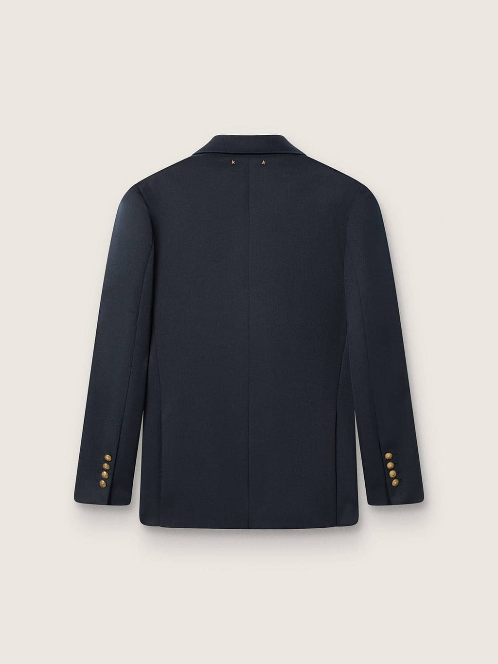 Men's double-breasted blazer in dark blue