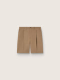 Men's Bermuda shorts in beige cotton