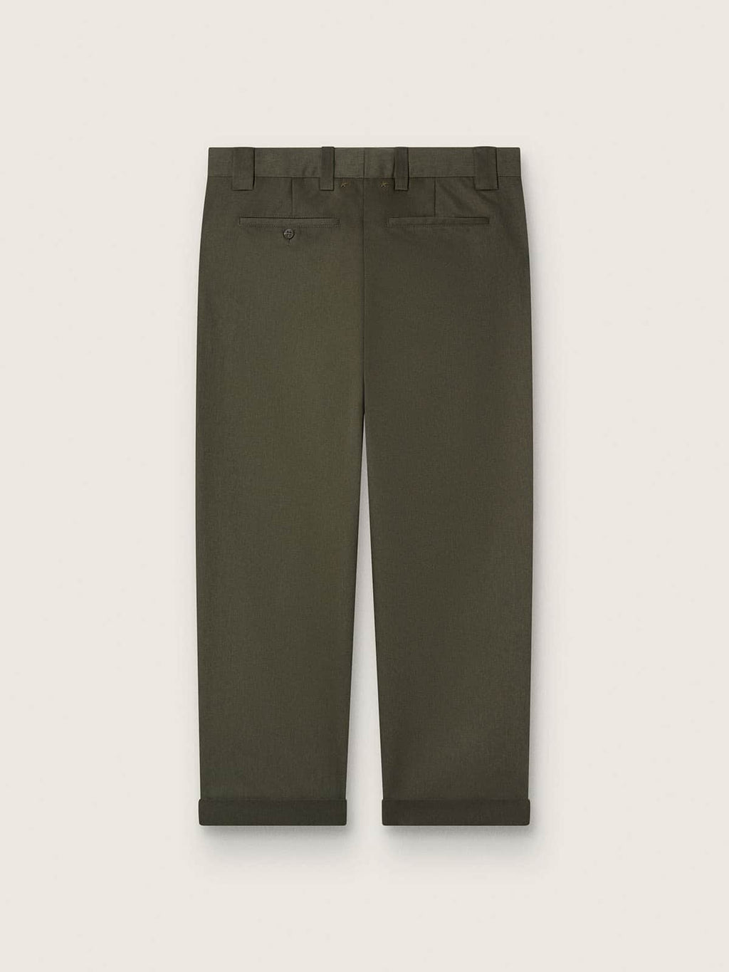 Military-green Golden Collection chinos