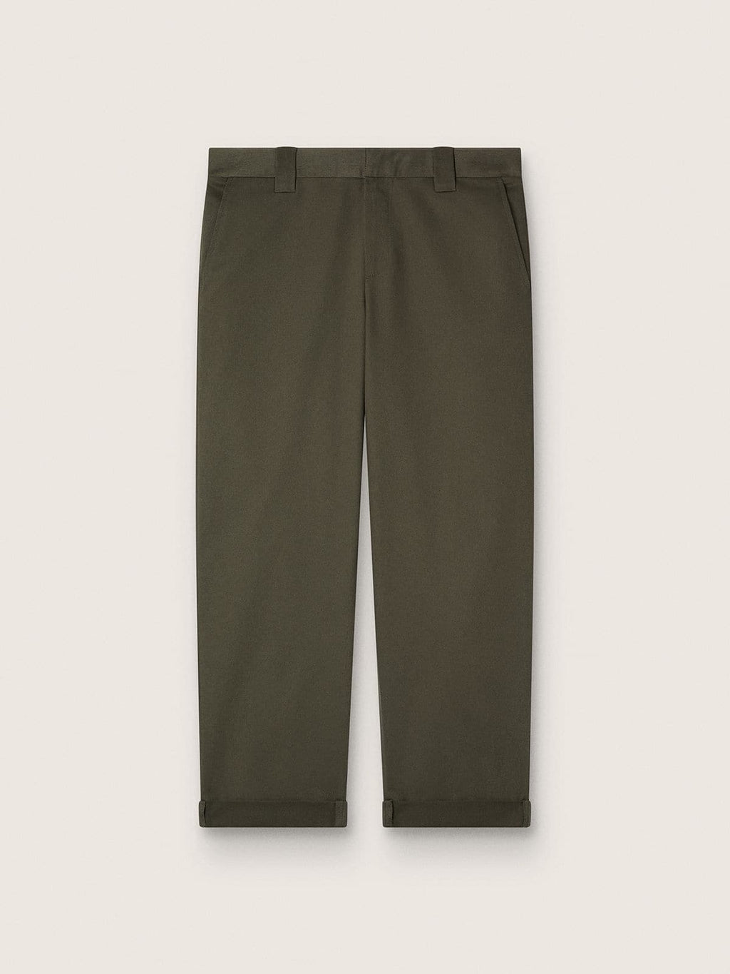 Military-green Golden Collection chinos