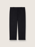 Men's black cotton chinos