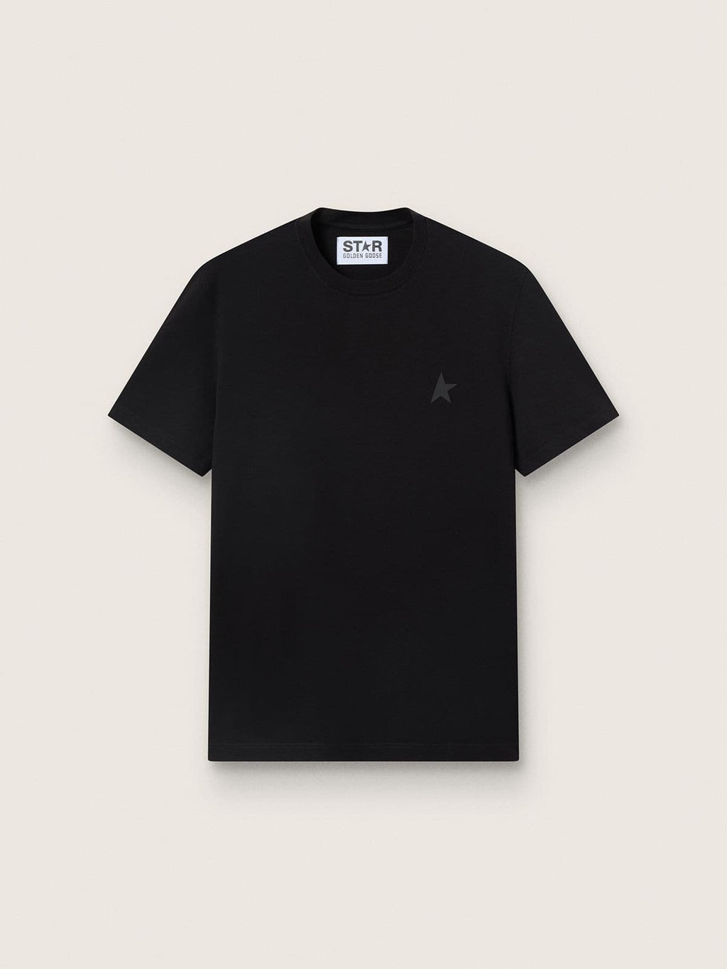 Black Star Collection T-shirt with tone-on-tone star on the front