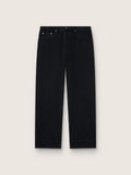 Men's black one-wash jeans